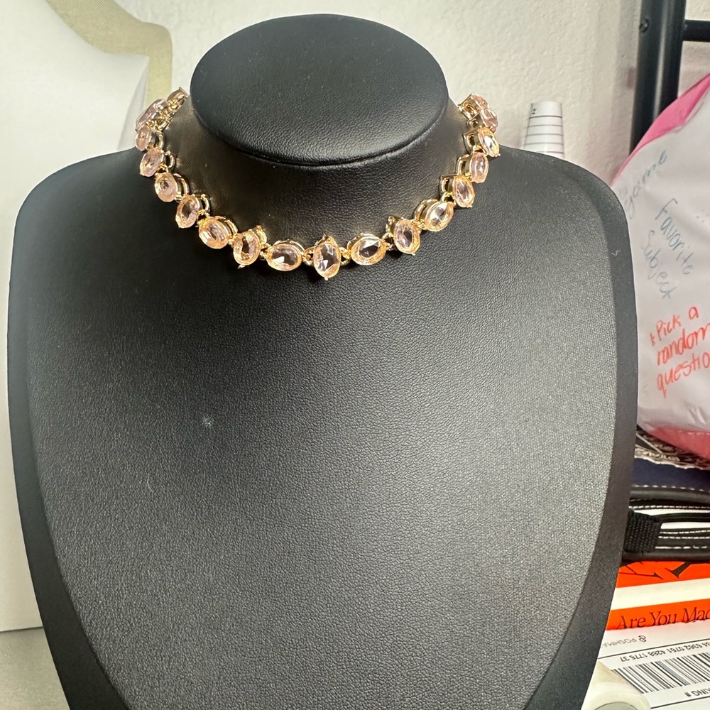 Express Choker, Pink Ice colored glass gemstones, nwt - Picture 5 of 17